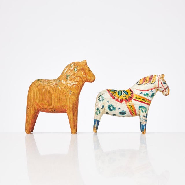 Wood Swedish Dala Horses, 1880s For Sale - Image 7 of 7