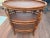 Wood Tiered Palecek Rattan Bamboo Table For Sale - Image 7 of 11