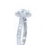 Gia Platinum Round Brilliant Cut Diamond Halo Ring 1.48ct 5.8g, Size 3.75 For Sale - Image 9 of 11