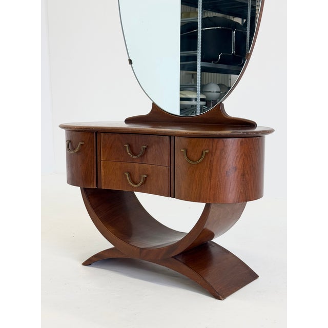 1930s Art Deco Dressing Table by AA Patijn for Zijlstra Joure, 1930s For Sale - Image 5 of 14