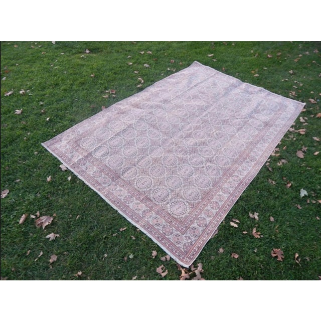 Turkish Vintage Kayseri Rug - 6'5'' X 9'11'' For Sale - Image 3 of 13