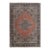 1970s Vintage Persian Handmade Wool 7x10 Orange Area Rug For Sale