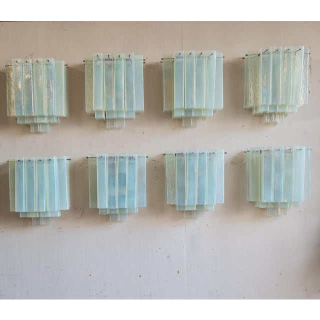 Blue Glass Wall Lamps, 1970s, Set of 2 For Sale - Image 14 of 14