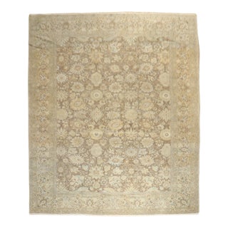 Antique Zabihi Collection Persian Tabriz Rug - 11'1" x 14'8" For Sale