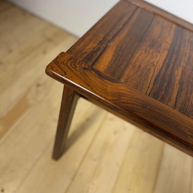 Mid-Century Scandinavian Rosewood Bench with Plant Stand For Sale - Image 3 of 9