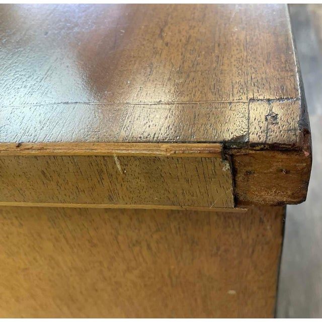 Antique Early 1800 Georgian English Secretaire Cabinet, Walnut For Sale - Image 15 of 16