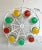 Here is the cutest, happiest seasoning rack there ever was! I just adore the white, metal bicycle base and 9 glass bottles...