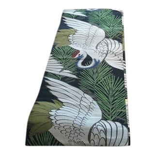 Asian Silk Table Runner For Sale