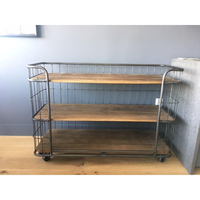 Circa 1900 Restoration Hardware Baker's Rack Console Chairish