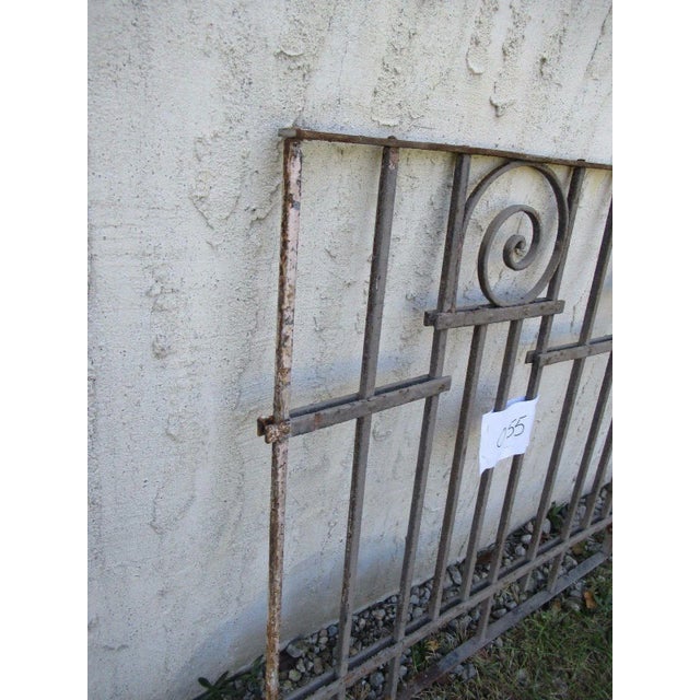 Antique Victorian Iron Gate For Sale - Image 5 of 6