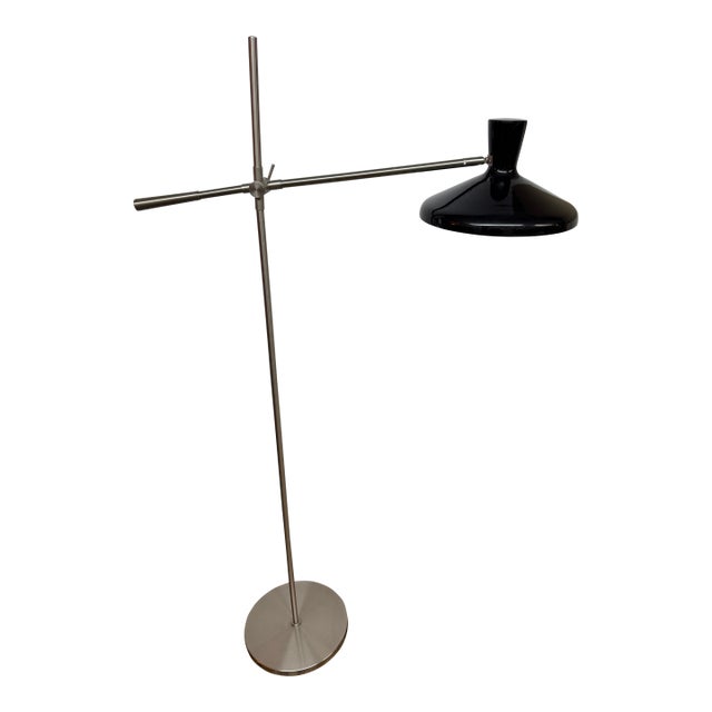Black Cantilever Floor Lamp For Sale