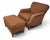 Classic Lewis Mittman Lounge Chairs & Ottoman - 3 Piece Set For Sale - Image 9 of 13