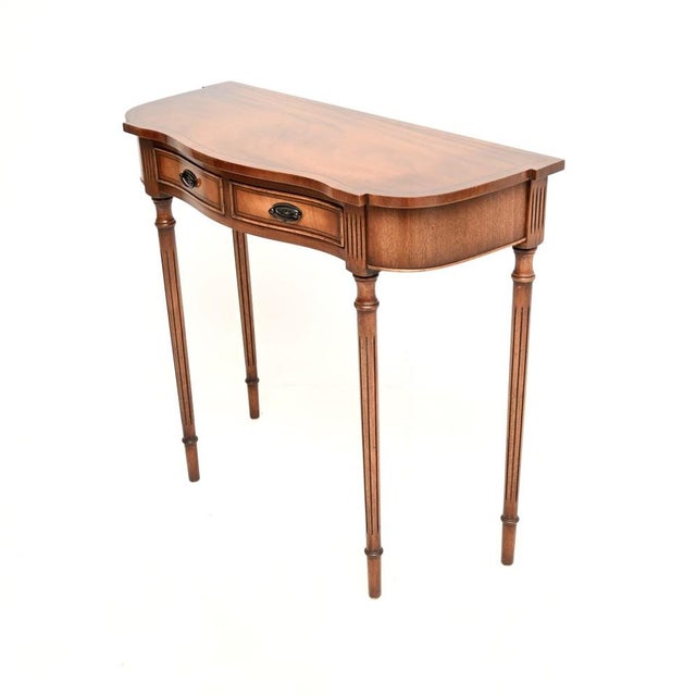 Hollywood Regency Vintage Regency Console Table, 1950 For Sale - Image 3 of 9