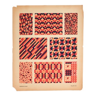 1928 American Design Pochoir, Inspirations (Book B, Plate 13), André Durenceau For Sale