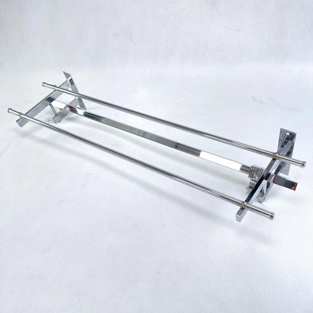 Art Deco Chrome Coat Rack, 1940s For Sale - Image 3 of 5