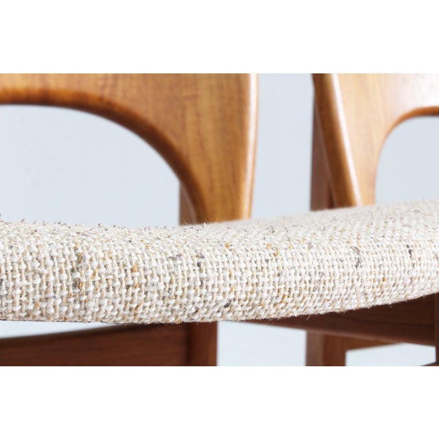 Vintage Danish Teak Dining Chairs from Glostrup, 1960s, Set of 5 For Sale - Image 9 of 13