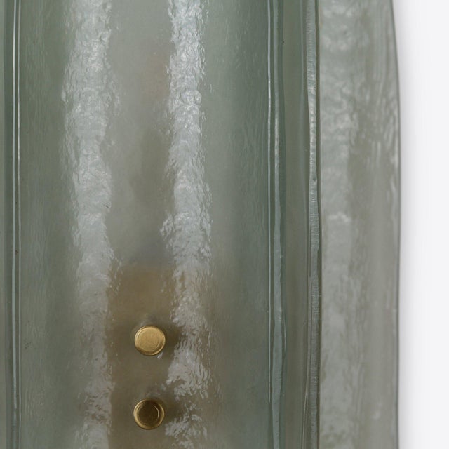 Green Dahlia Sea Glass Wall Light from Pure White Lines For Sale - Image 8 of 9