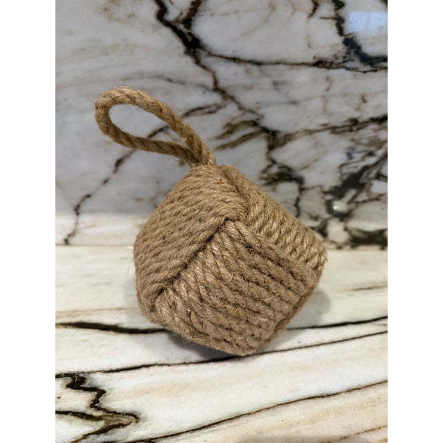 Nautical Rope Doorstop For Sale - Image 3 of 3