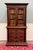 Beautifully Carved Antique French Oak Barley Twist Bookcase on Chest of Drawers~~c. early 1900s Handsome double door upper...
