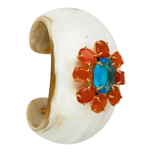 Carmen Cuff, Orange, Small 2 1/8