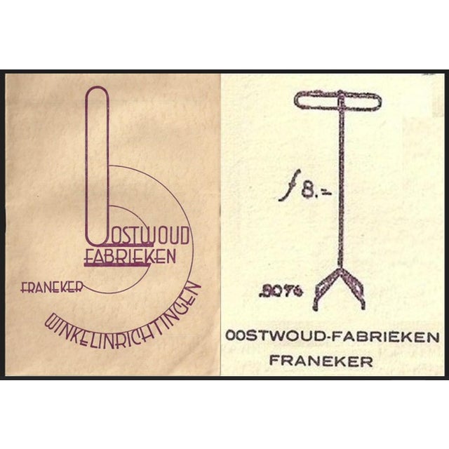Cor Alons Coat Rack by Cor Alons for Oostwoud Fabrieken Franeker, 1930s For Sale - Image 4 of 5
