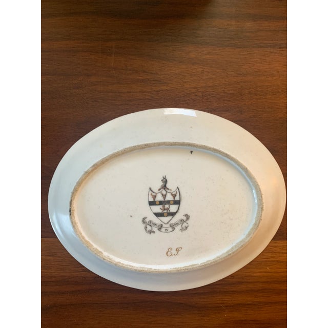 Late 19th Century Pair of Antique Late 19th Century Hand-Painted Dishes For Sale - Image 5 of 8