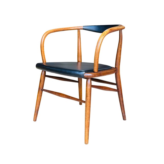 Jack Cartwright for Boling Charter Mid-Century Modern Bent Walnut Armchair, Circa 1958 For Sale - Image 6 of 17