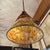 Art Nouveau Art Glass + Copper Pendant Light For Sale - Image 12 of 12