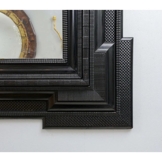 Mid 19th Century Northern Italian Hand-Carved Mirror in the Baroque Manner For Sale - Image 5 of 7