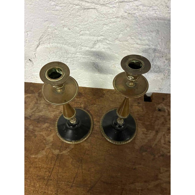Vintage Candlesticks, 1890s, Set of 2 For Sale - Image 3 of 7