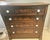 Stunning statement piece is in excellent structural condition, featuring a Solid walnut body with gorgeous burled walnut...