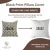 Not Yet Made - Made To Order Fabdivine Block Khubsurat Print Linen Blend Cushion Cover – 12x20 For Sale - Image 5 of 5