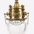 Antique Edwardian Brass & Cut Crystal Ceiling Lights, 1900, Set of 2 For Sale - Image 3 of 16