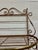 Vintage French Style Iron and Brass Boulangerie Rack Baker’s Rack For Sale - Image 4 of 8