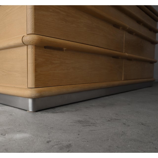 1980s 1980s Sculptural Oak Dresser by Jay Spectre For Sale - Image 5 of 7