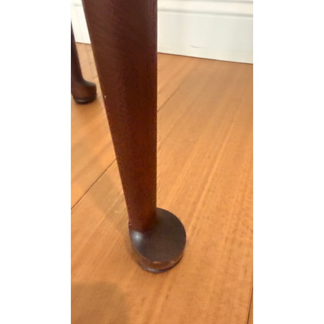 Late 20th Century Kittinger Colonial Williamsburg Drop Leaf Round Mahogany Table For Sale - Image 12 of 15