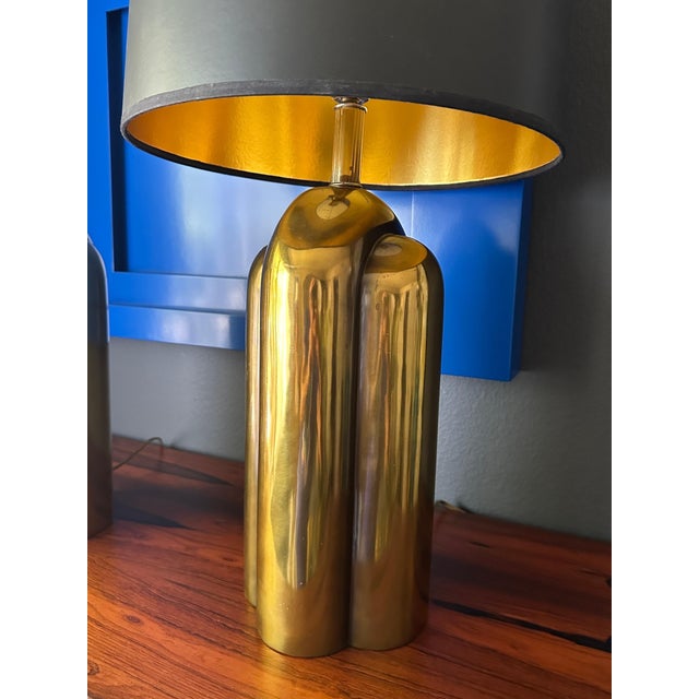 Pair of 1930s Streamline Art Deco Style Lamps For Sale - Image 10 of 12