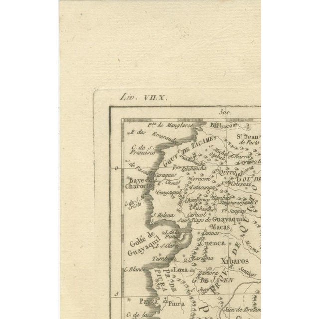 Peru and Upper Amazon Enlightenment Map by Rigobert Bonne, 1780s For Sale - Image 3 of 12