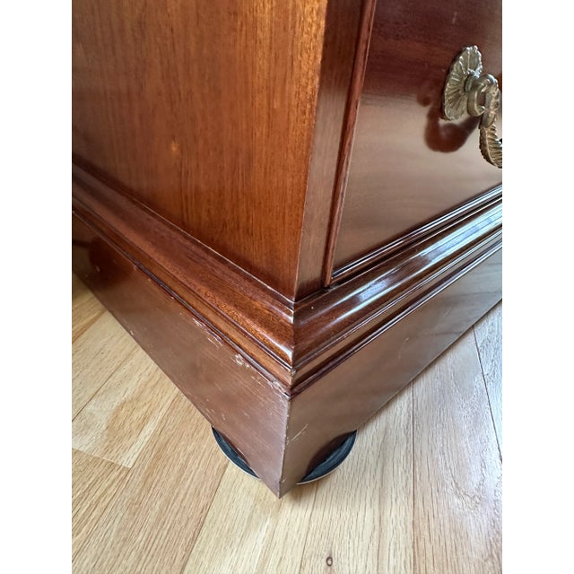 Mahogany Custom China Cabinet For Sale - Image 12 of 13
