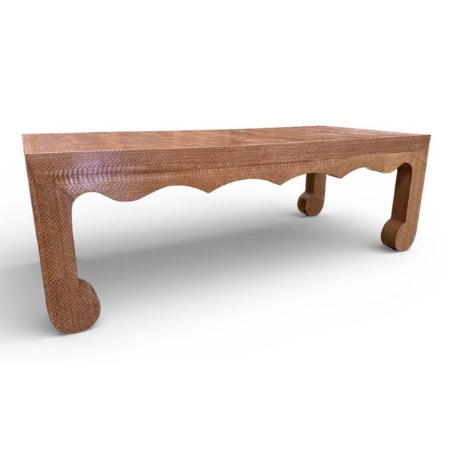 Camel Ming Leg Toffee Coffee Table For Sale - Image 8 of 8