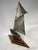 Art Deco Wooden and Silver Sailing Boat, 1930s For Sale - Image 3 of 18