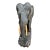 Hand Carved Wood Elephant with Tusks, comes in a Dark Black Color. Dimensions 5 deep x 13 wide x 14 tall.
