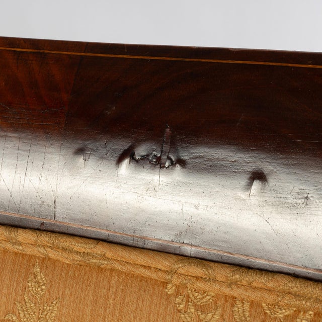 19th Century English Regency Inlaid Mahogany Elbow Chair For Sale - Image 9 of 11