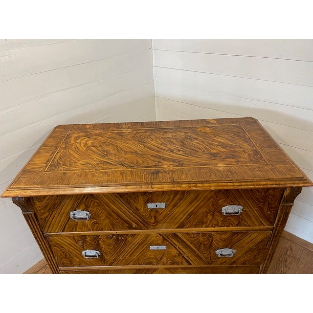 Vintage Wooden Chest of Drawers, 1850s For Sale - Image 5 of 7