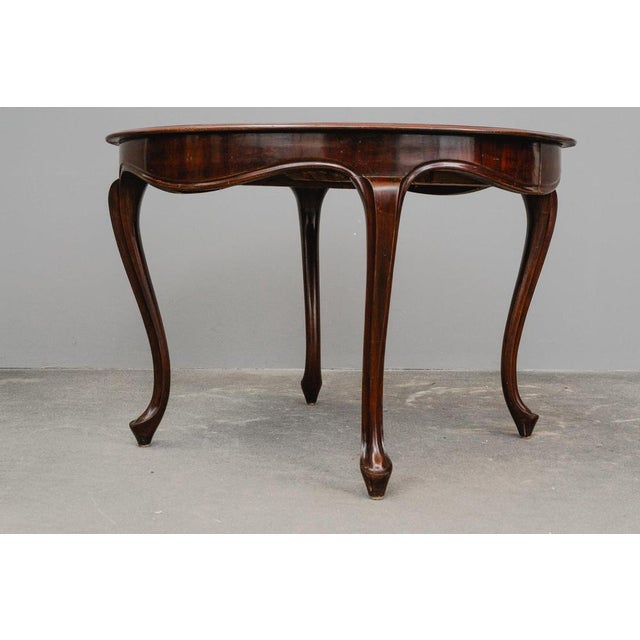 Art Nouveau Table in Mahogany For Sale - Image 12 of 13