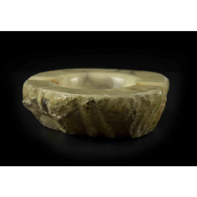 Alabaster ashtray is an original decorative object realized in Italy in the mid-20th Century. Entirely realized in...