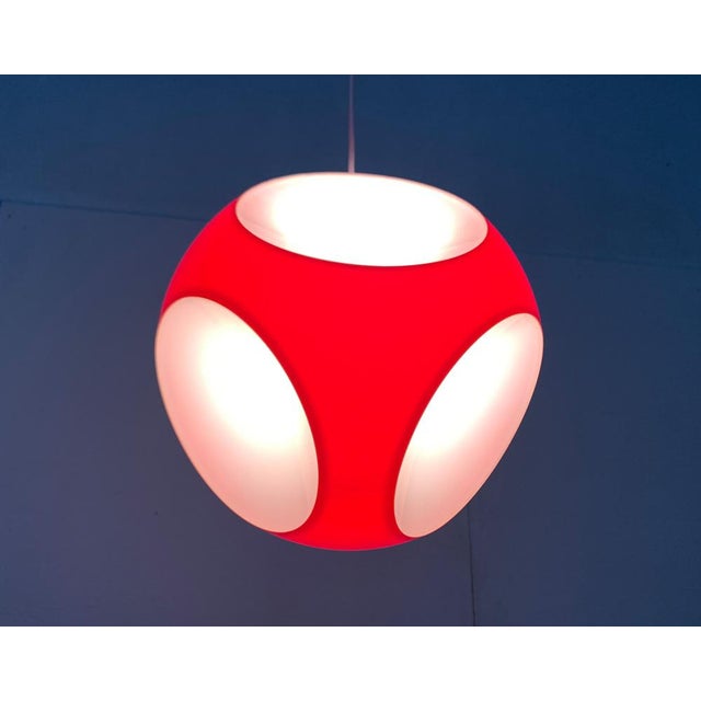 Space Age UFO Pendant Lamp attributed to Luigi Colani, 1970s For Sale - Image 9 of 18