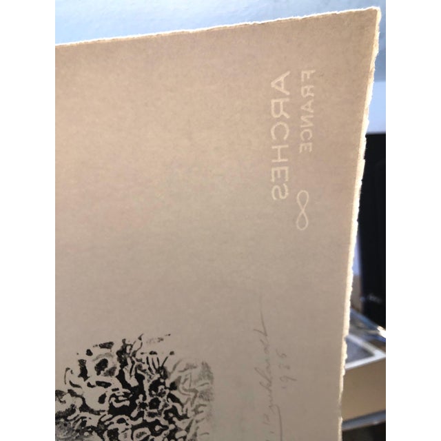 Hans Burkhardt, California Abstract Expressionist Linocut Lithograph Ronald Reagan Political Art, 1986 For Sale In Miami - Image 6 of 10