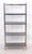 Chrome Hollywood Regency Faux Bamboo Five Shelf Étagère For Sale In New York - Image 6 of 11
