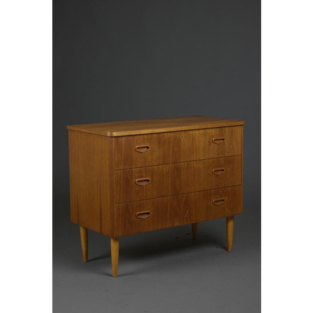 Scandinavian Teak Chest of Drawers, 1960s For Sale - Image 12 of 12